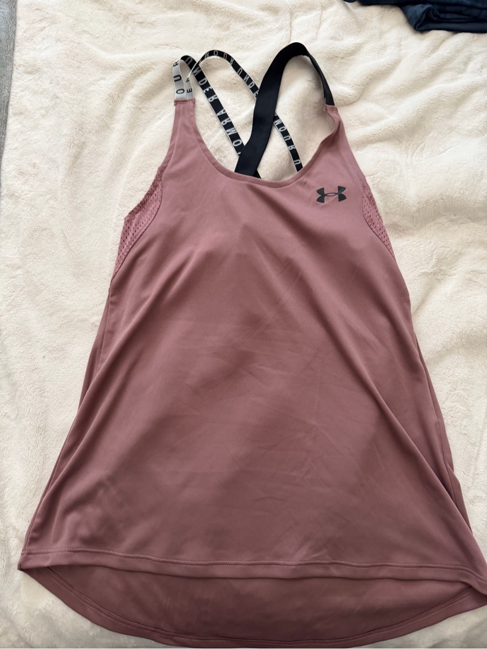 Under Armour Dusty Rose HeatGear Crossback Tank
